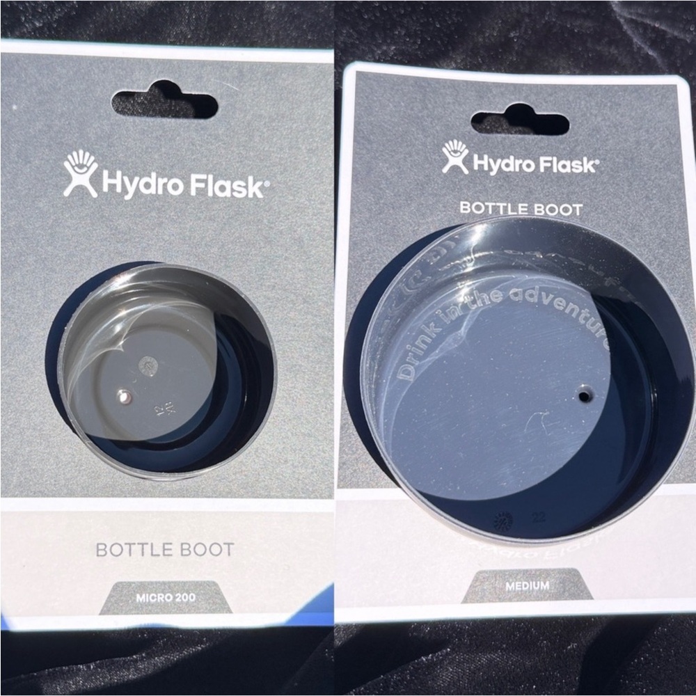 Hydro Flask Gold & Black Bottle Set With Bottle Boots New With Tags - Picture 13 of 13